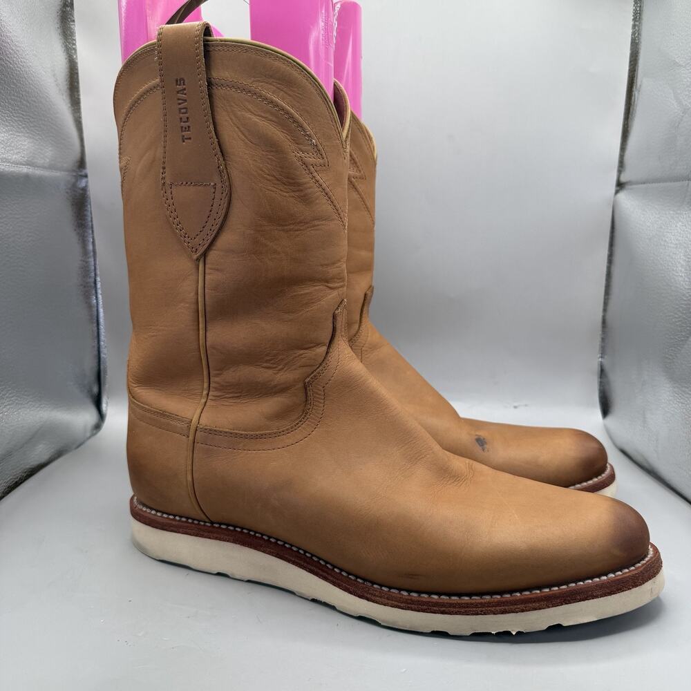 Tecovas The Knox Roper Ranch Wear Work Boots Mens Size 11.5D Vibram Wedge